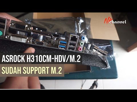 ASRock H310CM-HDV/M.2 Unboxing | Motherboard tipe murah yang ada slot M.2 nya