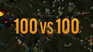 100v100 Massive Clan Wars playoff