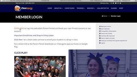 How To Access Zoom Link in the Jackrabbit Parent Portal