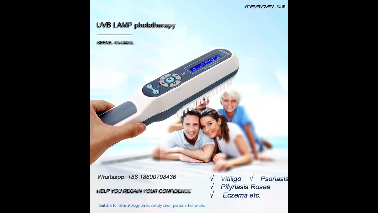 USA 510k Kernel uvb phototherapy puva 311nm NB uvb lamps for vitiligo