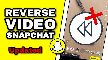 How to Reverse a video on Snapchat - New update 2022 - Snapchat hacks