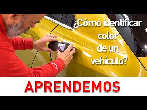 COLOR COCHE  ¿Quieres repintar tu coche? Con este código sabrás cuál es su  color exacto