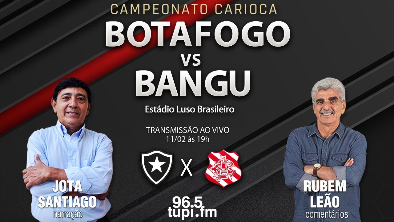 BOTAFOGO 2 X 0 BANGU - Campeonato Carioca - Taça Guanabara - 8ª Rodada ...