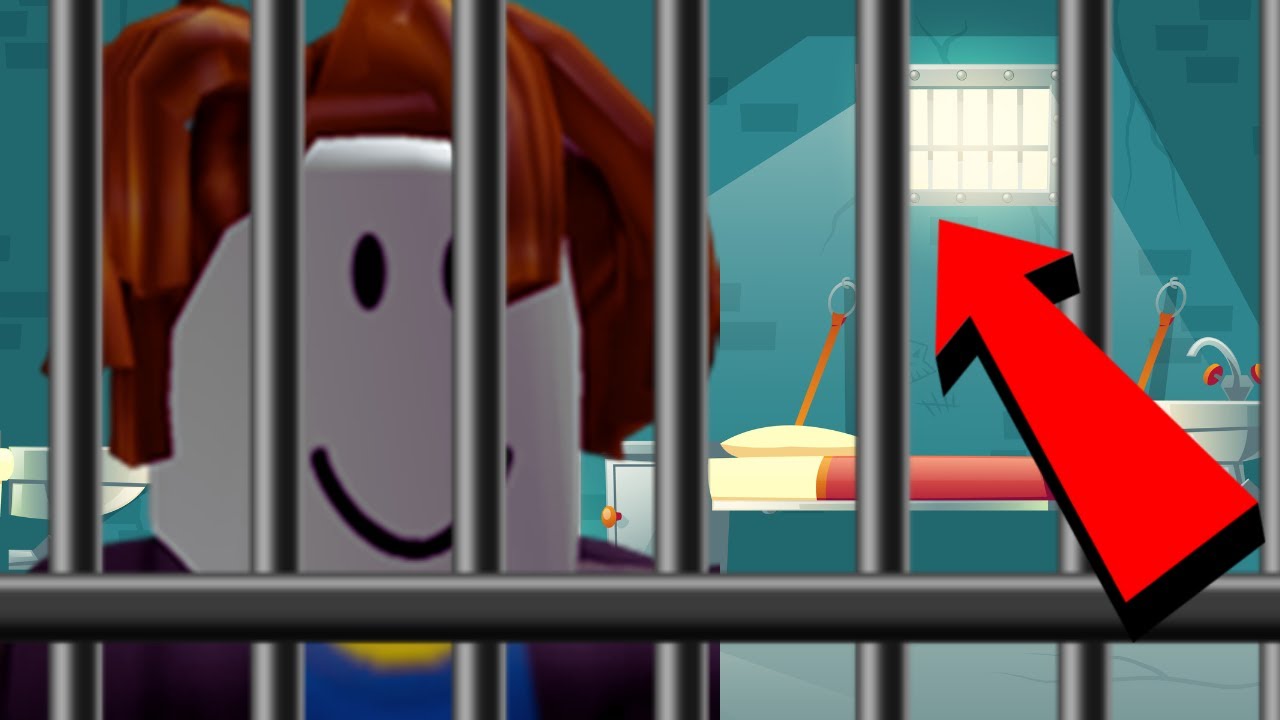 Bacon hair ESCAPES jail! (Roblox) - YouTube