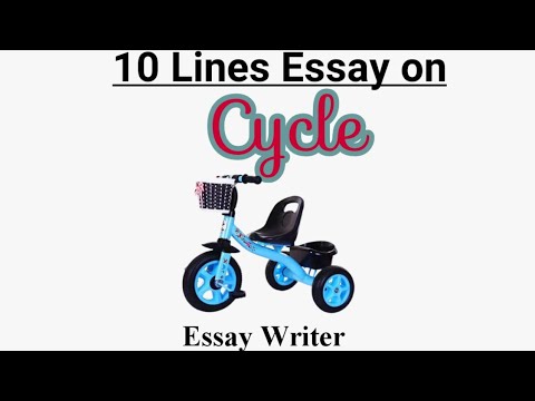 essay on my cycle for class 4