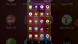 Enseñando como poner la aplicación purple vpn screenshot 5