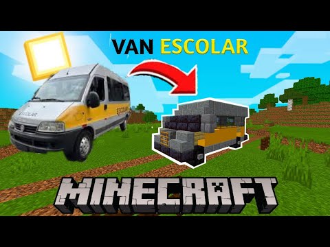 COMO FAZER UMA VAN ESCOLAR NO - MINECRAFT - TUTORIAL - YouTube