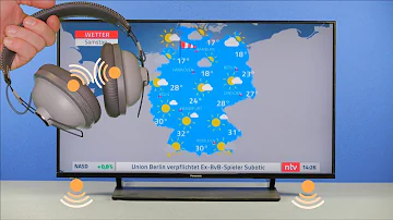 Wie schließt man Kopfhörer an den Fernseher an?