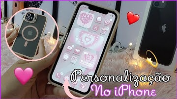 First Light Pink Customization on my iPhone 11 | Pink Aesthetic 🌹