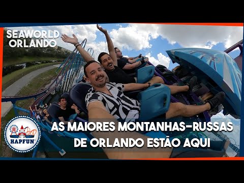 Vídeo: SeaWorld Orlando Mako está entre as melhores montanhas-russas da Flórida