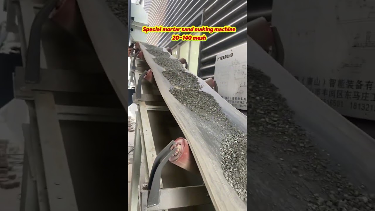 Sieving with 20-140 # Sand production line 