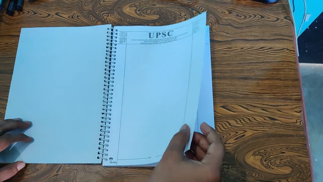 upsc essay paper answer sheet