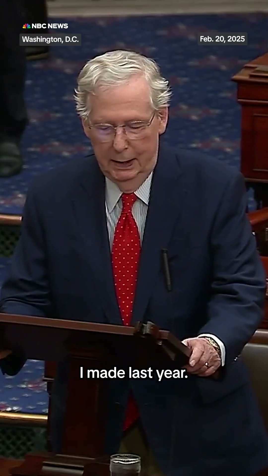 Mitch McConnell announces he will not seek re-election