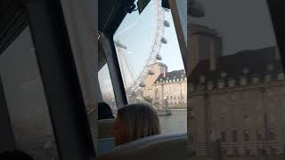 Uber Boat in London travelling 2023#london #shortvideo #sightseeing