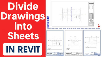 Split Big Drawings in Revit | Revit Matchline and View Reference | #revitmep #tutorial