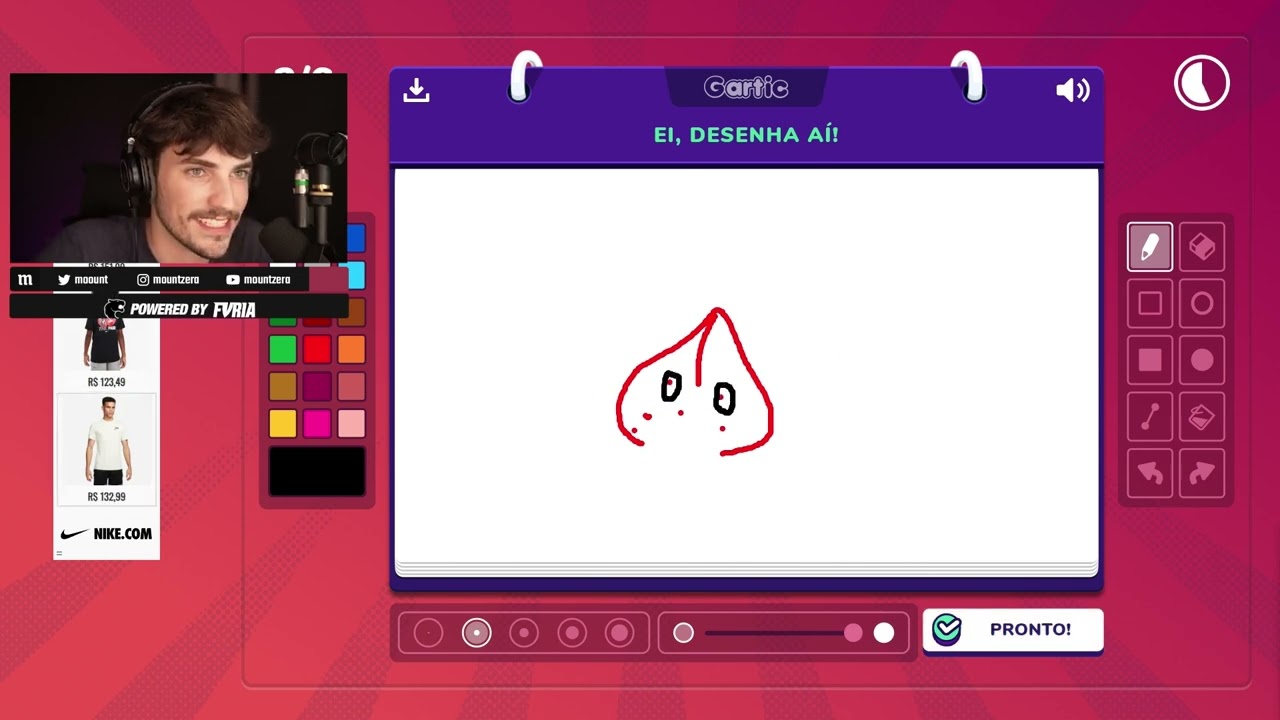 GARTIC PHONE COM MALUCOS (@capjoga @mrfall e mais)