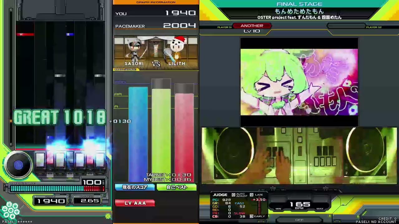 beatmania IIDX】もんめためたもん / OSTER project feat. ずんだもん