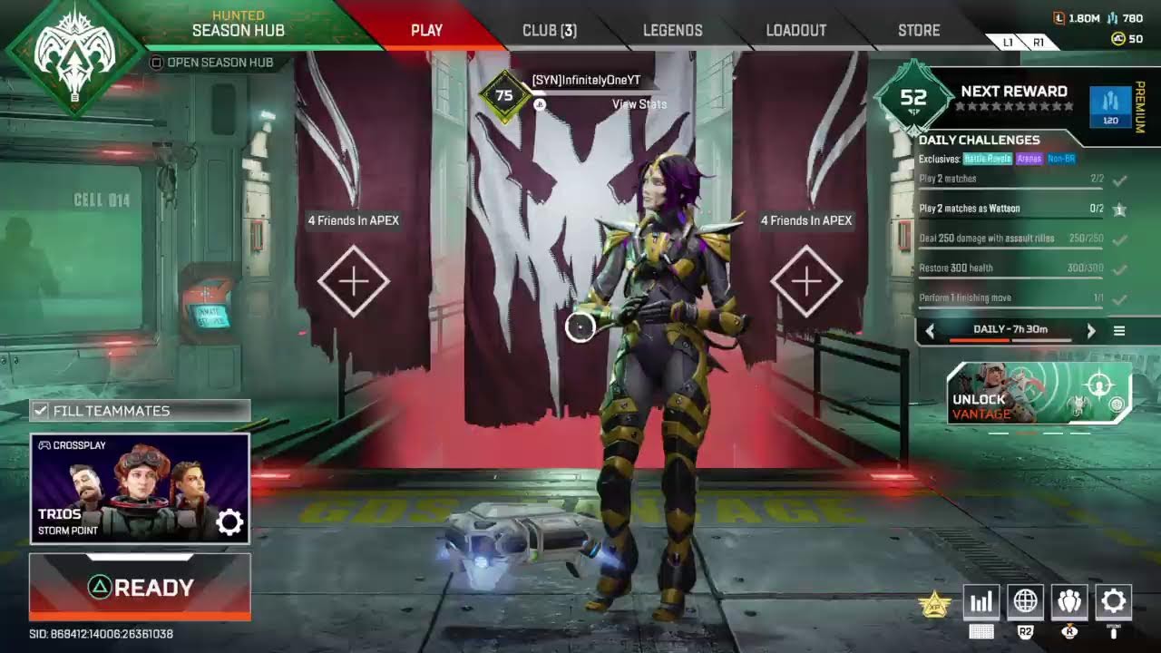 Top 25 Horizon Grinding For 50k! 47.4k Horizon Kills! Apex Legends Live