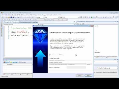 Flex, ActionScript and SDK Libraries in Amethyst