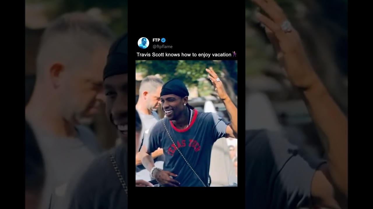 Never Seen Travis Scott This Happy Before.. 😁