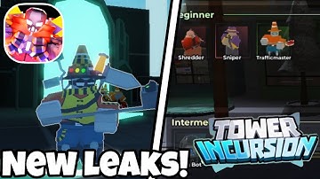 THE NEW UPCOMING TOWER DEFENSE GAME LEAK! | TOWER INCURSION