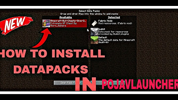 HOW TO INSTALL DATAPACKS IN POJAVLAUNCHER | IN HINDI |