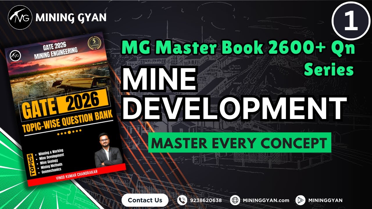 MG 2600 +Question Bank Solution | Mine Development - 1 | Gate Mining ...