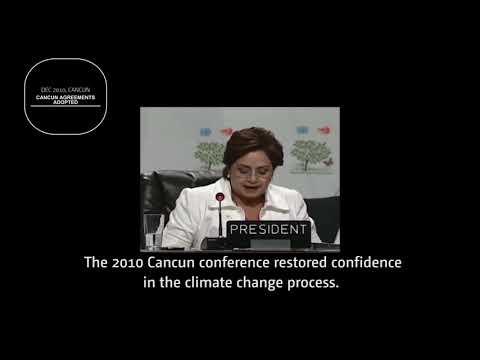 Milestones in the UNFCCC negotiation process