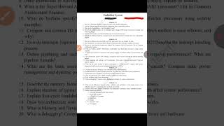 BEU Patna B.Tech CSE 8th Semester Exam-2025 Embedded System (105816) Most Expected Questions #exam