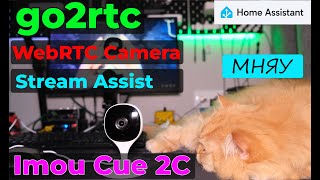 УКР. Бюджетная видеокамера Imou Cue 2C Интеграция в Home Assistant. go2rtc, WebRTC и Stream Assist. screenshot 4