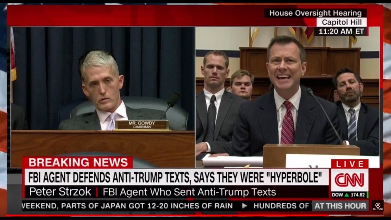 HEATED Exchange! Trey Gowdy Get's DESTROYED By FBI Agent Peter Strzok ...