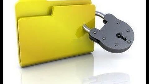 Lock Your Private Files Without Any Software