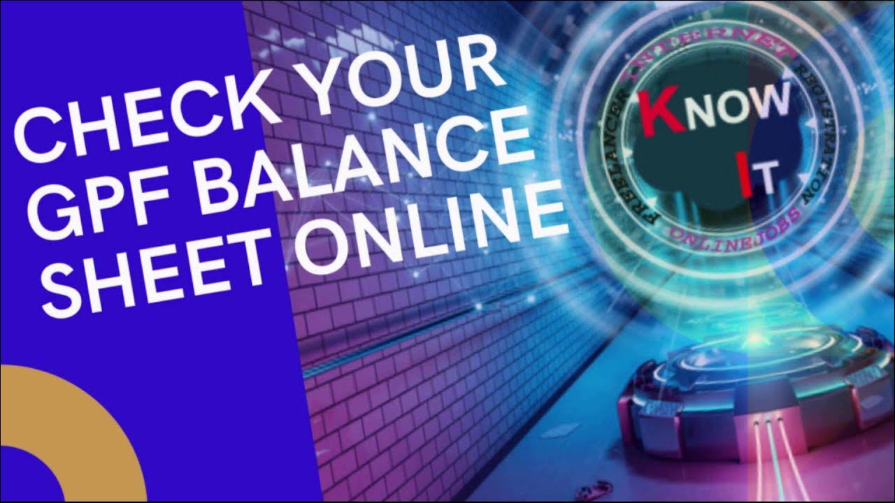 How to Login GPF Account How to login GPF Account JK JK GPF statement online JK GPF login