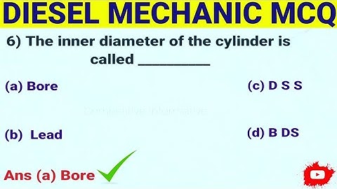 Diesel Mechanic Theory Objective Questions And Answers | Diesel Mechanic Mcq Question