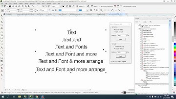 Corel Draw Tips & Tricks FREE Macros and more Part 5B Arrange Text
