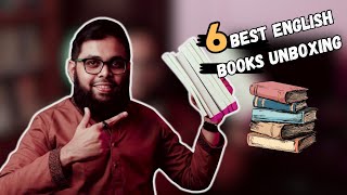 Best English (6) Books Unboxing | Book Recommendations | Better To Best