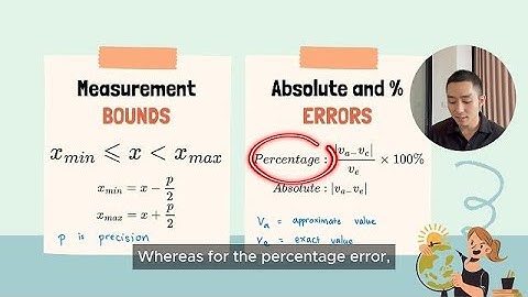 Measurement Bounds and Percentage Error (IB Math AI SL)