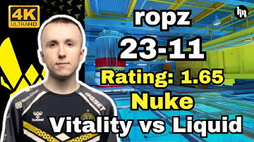 ropz (23-11) Vitality vs Liquid (nuke) | IEM Melbourne 2025 | CS2 POV/DEMO