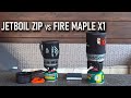 Jetboil zip vs Fire Maple Star fm x-1 интегрированные системы готовки пищи в походе тест джетбойл