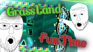 GrassLand FunTime by Extrire | Geometry Dash