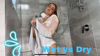 Transparent Try on Haul | Dry vs. Wet With Daisy