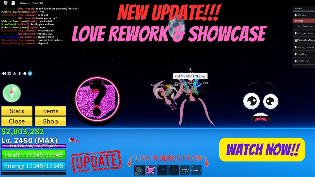 [Bloxfruits] New Love Rework - YouTube