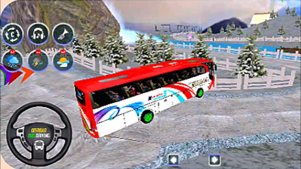 Offroad Bus Simulator 3D Game - Coach Bus Driving Simulator 2025 - Android Gameplay.