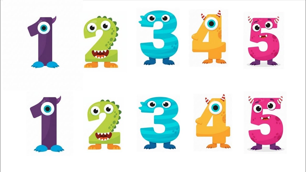 Monster Numbers 1-10! 🤩 Learn to Count with Cute Monsters