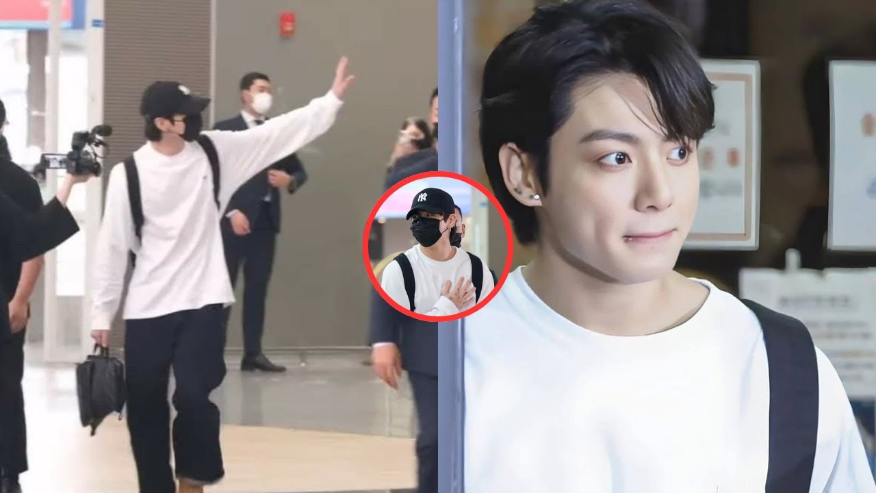 Why Jungkook’s Airport Appearance Became a Major Spotlight — The Mysterious Figure That Shocked Fans