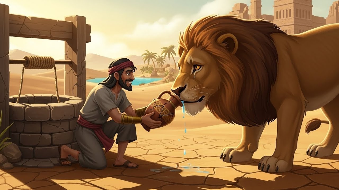 قصة الفقير الذي أنقذ الأسد من العطش فحدث ما لم يتوقعه وجعل حياته تتغيّر للأبد