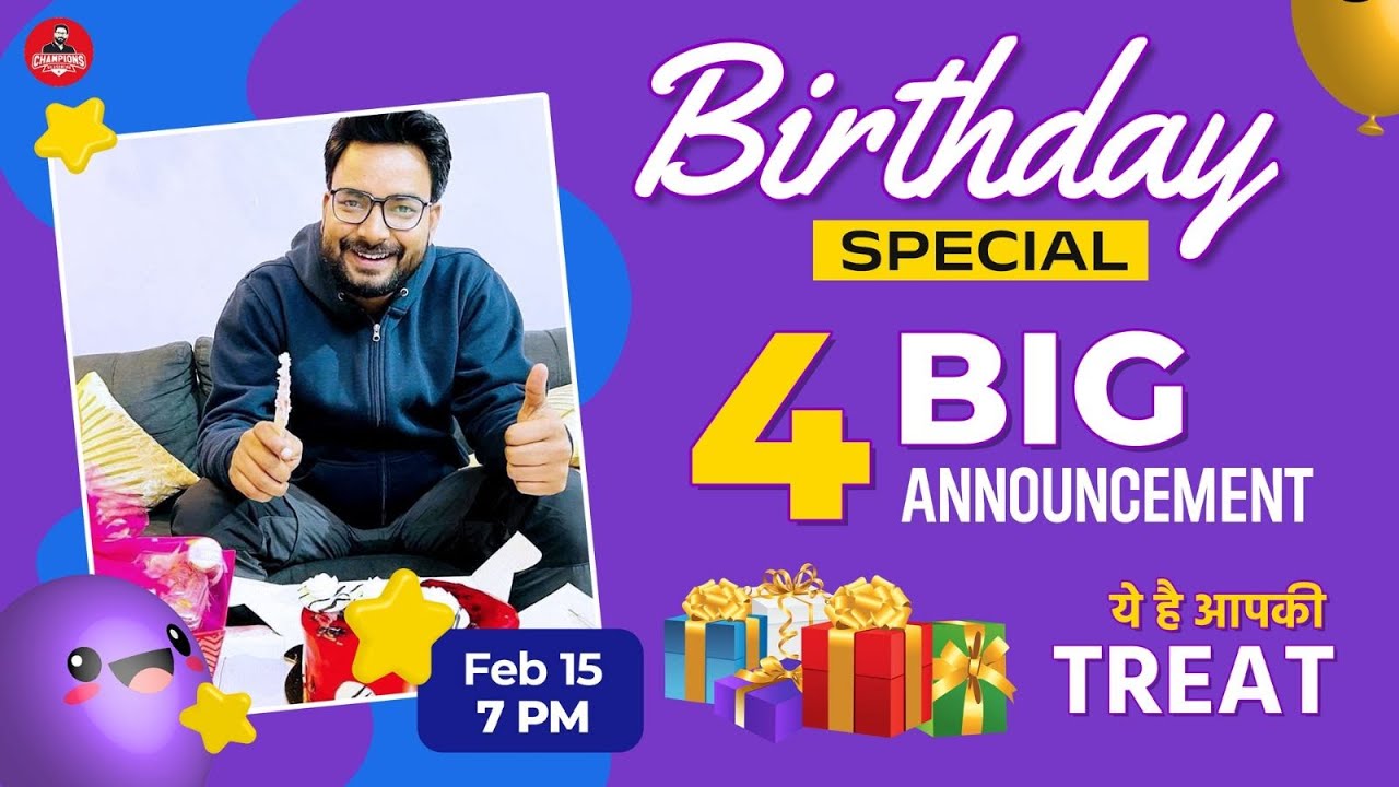 Birthday Special 4 Big Announcement Bank Exams 2024 