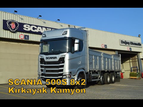 SCANIA 500S 8X2 TRUCKS 2021 / KIRKAYAK ARKADAN AVARELİ SCANIA KAMYON