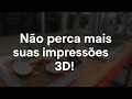 O segredo para nunca mais perder suas impressões 3D! 🧴🔥
