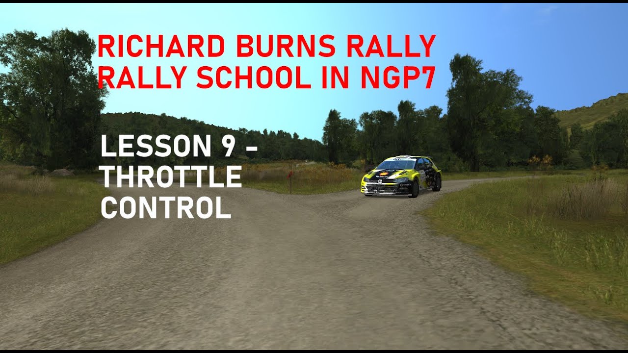 Richard Burns Rally - Rally School in NGP7 - Oversteer: Throttle Control